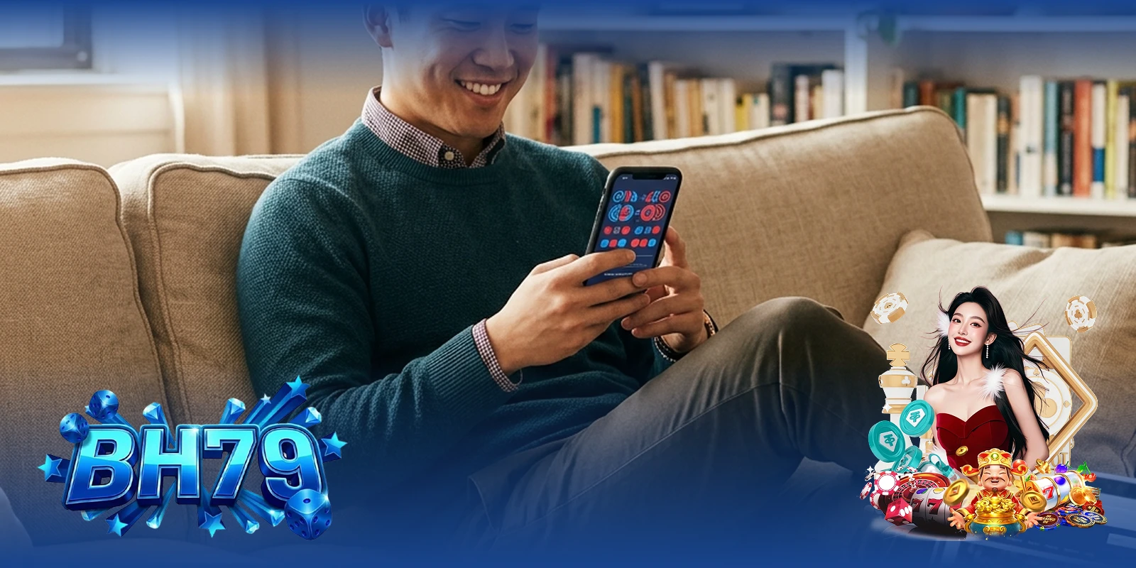 Người chơi sử dụng iPhone xem app phân tích thống kê Tài Xỉu BH79 — kinh nghiệm thực chiến