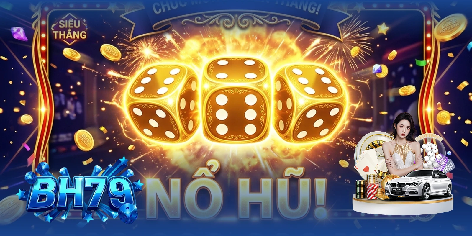Cách tính tiền nổ hũ Tài Xỉu BH79 — khoảnh khắc jackpot tại sảnh giải trí