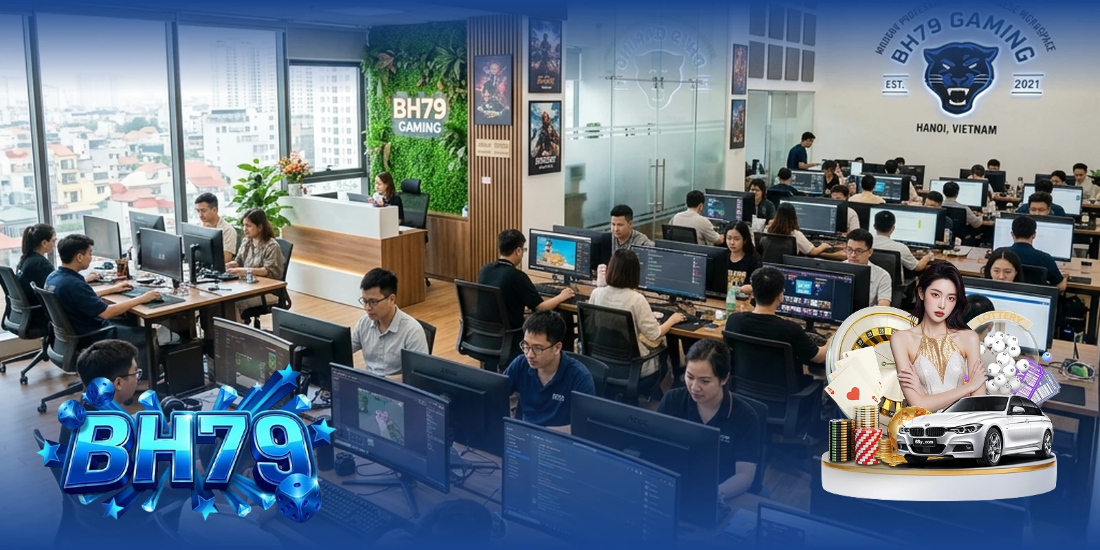 Môi trường làm việc chuyên nghiệp hiện đại tại BH79