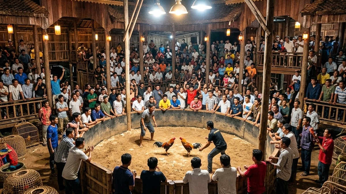 Các loại hình đá gà tại BH79 — Cận cảnh cặp gà chọi đang tung đòn cựa sắt