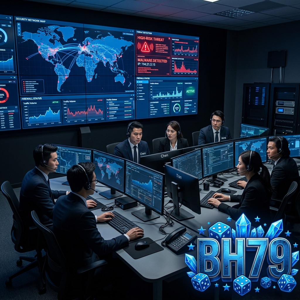 Đội ngũ kỹ sư an ninh mạng BH79 vận hành trung tâm bảo mật 24/7