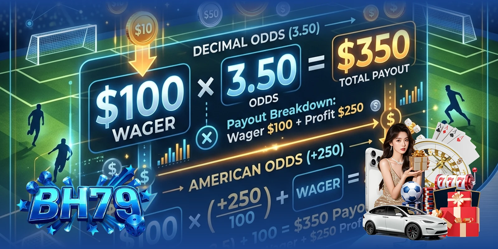 Cách tính tỷ lệ cược BH79